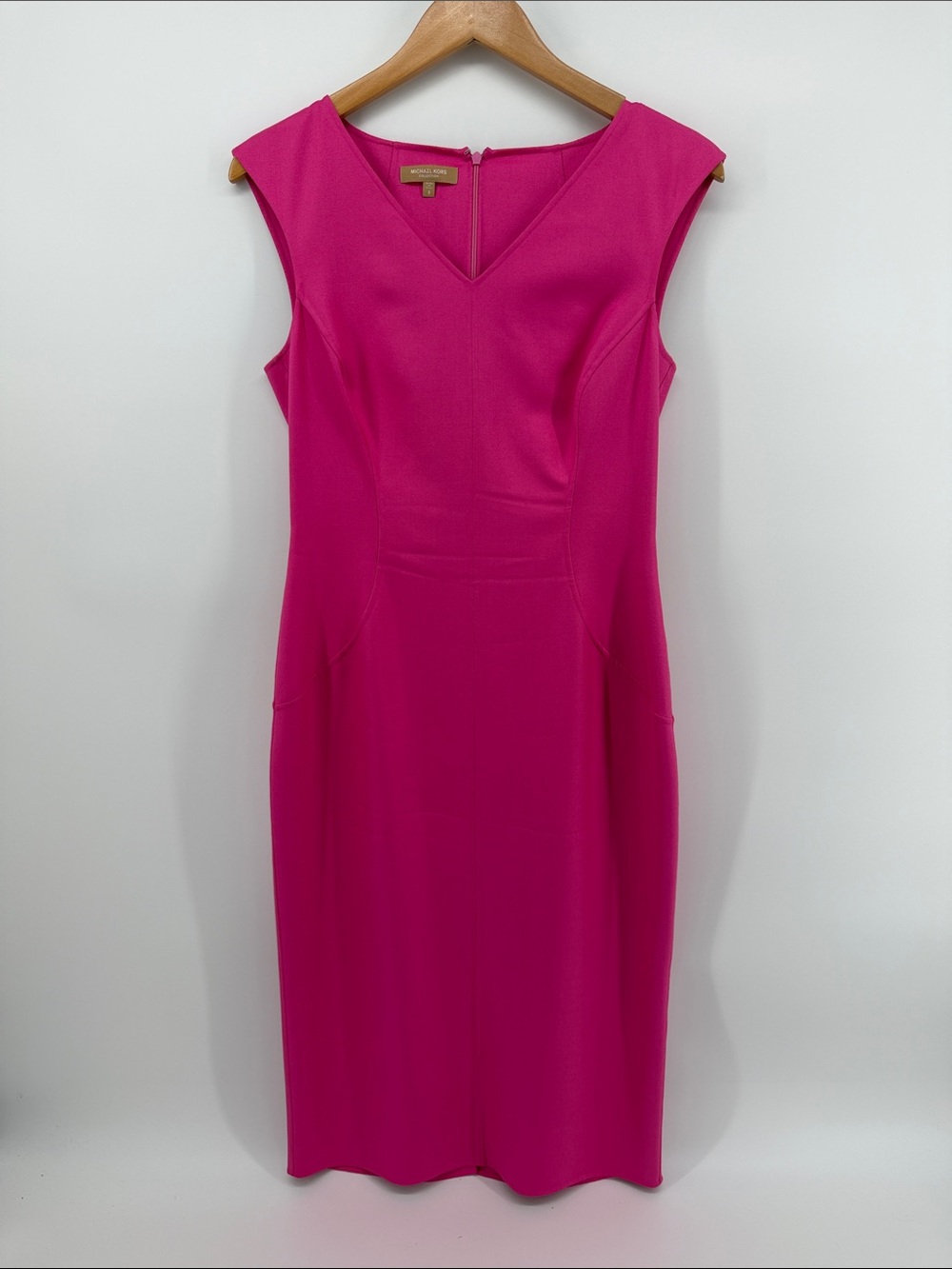 Michael Kors Collection Sheath Dress in Hot Pink 8 A14